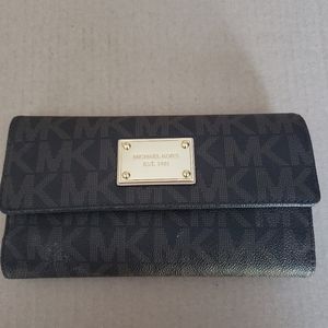 Michael Kors logo wallet with checkbook holder